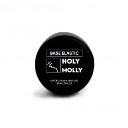 HOLY MOLLY   База прозрачная   Base   ELASTIC RUBBER   50мл   (шайба)
