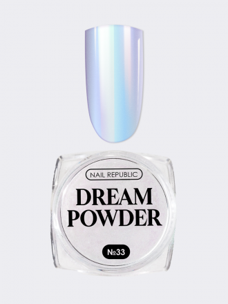 NAIL REPUBLIC   Powder DREAM   #33   Втирка жемчужная   Limited