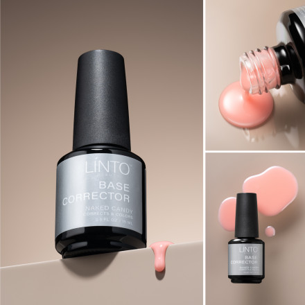 LiNTO   База камуфлирующая  15мл  Base  NAKED CANDY