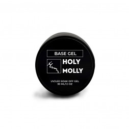 HOLY MOLLY   База прозрачная   Base   GEL   30мл   (шайба)