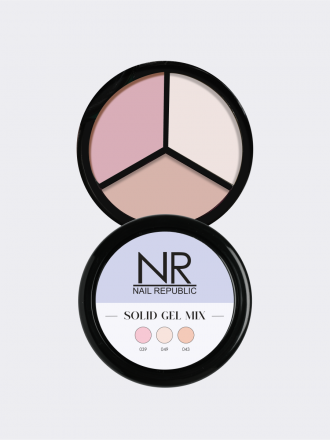 NAIL REPUBLIC   SOLID MIX #10   15г   Гель-лак твердый