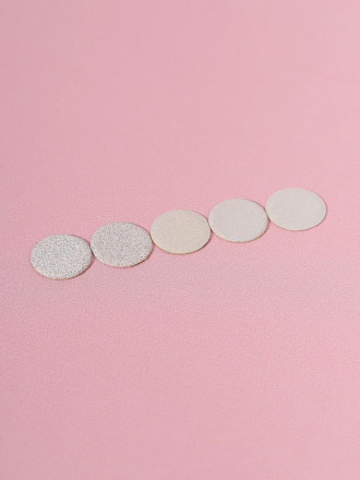ALGEBRA BEAUTY   SOFT WHITE   Тонкие   S (15мм)   #150   (50шт)   Сменные файлы  для педикюрного диска без подложки
