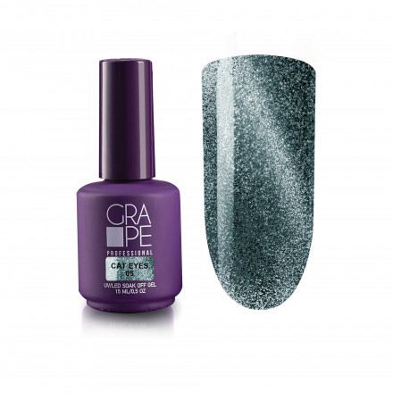 GRAPE  Гель-лак кошачий глаз CAT EYES  15мл   №05