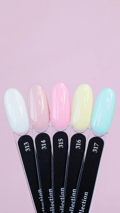 KLIO   ESTET   #313   10мл   Гель-лак полупрозрачный молочный   Вуалевые