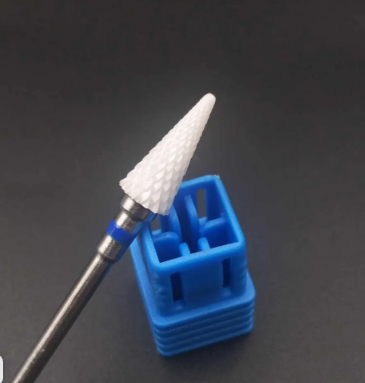 NAIL ART    Фреза керамическая 3/32  КОНУС   Синяя