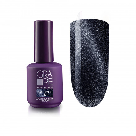 GRAPE  Гель-лак кошачий глаз CAT EYES  15мл   №10