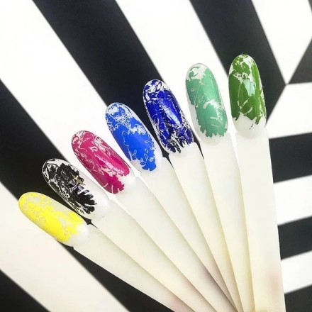 VOGUE NAILS   Фольга для отпечатывания   ТРАВЯНАЯ ЗЕЛЕНАЯ