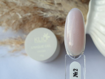 KLIO   Unique gel   #02 TAN GLOW   30г   Гель для моделирования средне-жидкий с шиммером