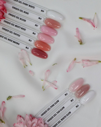 KLIO   Unique gel   #02 TAN GLOW   30г   Гель для моделирования средне-жидкий с шиммером