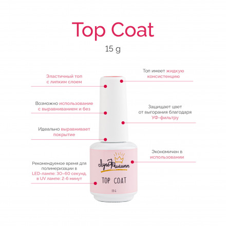 ЛУИ ФИЛИПП   Топ  Top Coat 15мл   Limited