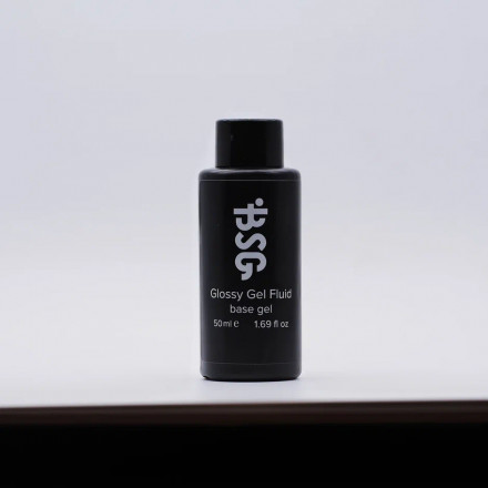 BSG   База прозрачная для проблемных ногтей   Base   Glossy Gel Fluid   50мл (бутылка)