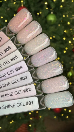 ONE NAIL   Gel CAMO SHINE   #03   15мл (флакон)   Гель для моделирования средне-жидкий с хлопьями Юки