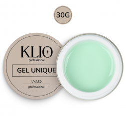 KLIO   Unique gel   #12 MINT   30г   Гель для моделирования средне-жидкий цветной