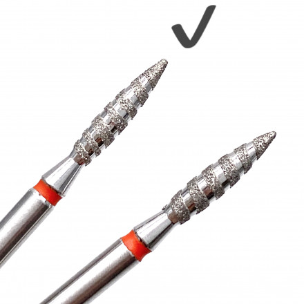 КМИЗ   Фреза алмазная  ПЛАМЯ ТОРНАДО 21 Красная   (856.104.243.100.021)   ГСАПС-2,1П-10М   [62]