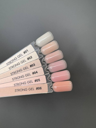 ONE NAIL   Gel  STRONG   #01   15мл (флакон)   Гель для моделирования средне-жидкий молочный