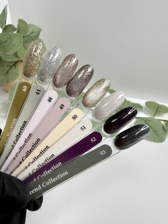 KLIO  Гель-лак кошачий глаз + жидкая фольга + светоотрающий   8мл   TREND COLLECTION   №50