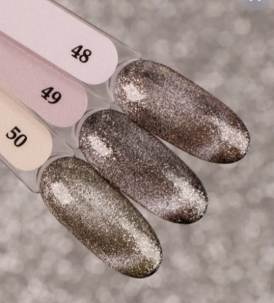 KLIO  Гель-лак кошачий глаз + жидкая фольга + светоотрающий   8мл   TREND COLLECTION   №50