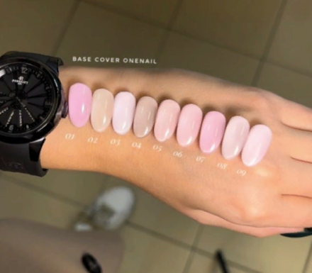 ONE NAIL   Base COVER #07   15мл   База камуфлирующая эластичная  (легкие в снятии)