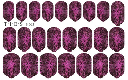 TIES   Пленка для маникюра   P-093
