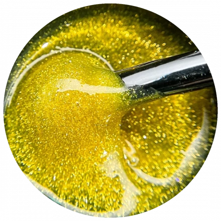 ОПЦИЯ   Гель для моделирования светоотражающий   15мл   Мерцающий   ЖЕЛТЫЙ