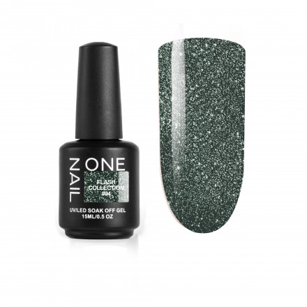 ONE NAIL   FLASH   #04   15мл   Гель-лак светоотражающий