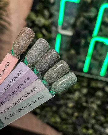 ONE NAIL   FLASH   #04   8мл   Гель-лак светоотражающий