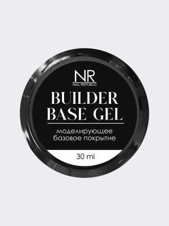 NAIL REPUBLIC   Base BUILDER   30мл (шайба)   База прозрачная для донаращивания
