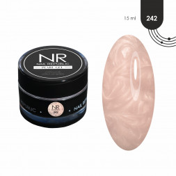 NAIL REPUBLIC   Гель  для моделирования самовыравнивающийся перламутровый   Gel PEARL   #242   15г