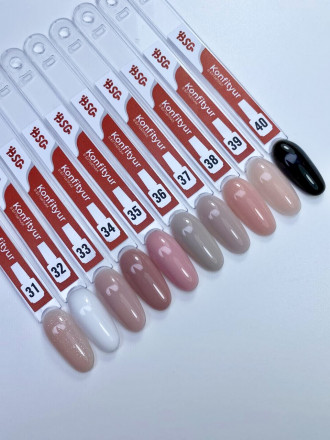 BSG   KONFITYUR во флаконе   #034   НИЗКАЯ ВЯЗКОСТЬ   20мл   Гель для моделирования средне-жидкий