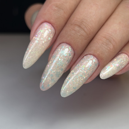 BSG   Base Colloration Hard   #118   20мл   База камуфлирующая жесткая с хлопьями Юки