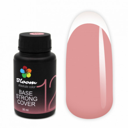 BLOOM   Base Strong COVER   #12   30мл (бутылка)   База камуфлирующая жесткая