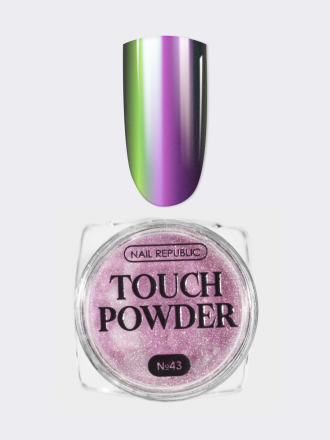 NAIL REPUBLIC   Powder TOUCH   #43   Втирка полупрозрачная   Limited