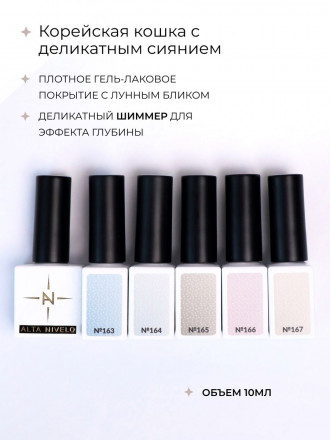ALTA NIVELO   Гель-лак кошачий глаз   10мл   CAT MAGIC   #167