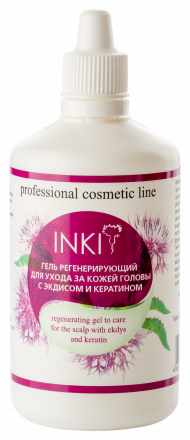 INKI   Гель регенерирующий   ДЛЯ УХОДА ЗА КОЖЕЙ ГОЛОВЫ С ЭКДИСОМ И КЕРАТИНОМ   100мл   [Уход за волосами]